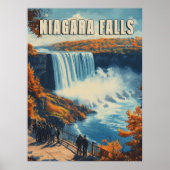 Niagara Falls : Atemberaubendes Wasserfall Land Poster (Vorne)
