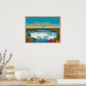 Niagara Falls - Atemberlandschaft Wasserfall Poster (Küche)