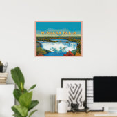Niagara Falls - Atemberlandschaft Wasserfall Poster (Heimbüro)