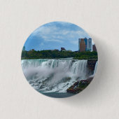 Niagara Falls auf kanadischer Seite Button (Vorderseite)