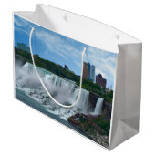 Niagara Falls auf kanadischer Seite  Große Geschenktüte (Rückseite Schrägansicht)