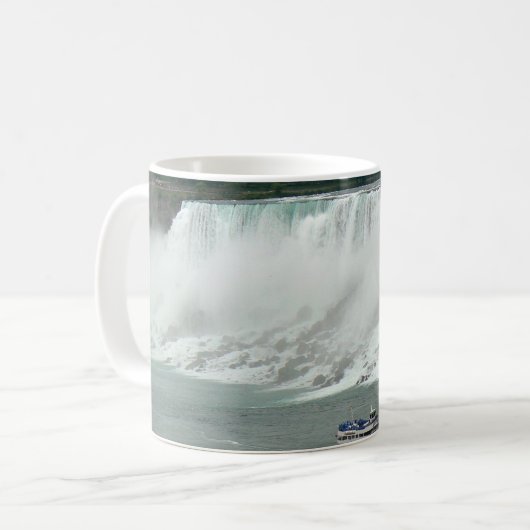 Niagara Falls auf kanadischer Seite Kaffeetasse (Vorderseite Links)