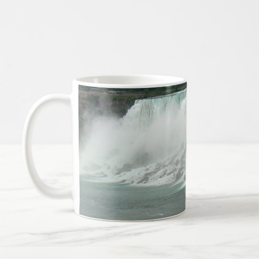 Niagara Falls auf kanadischer Seite Kaffeetasse (Links)