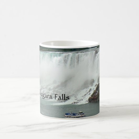 Niagara Falls auf kanadischer Seite Kaffeetasse (Mittel)