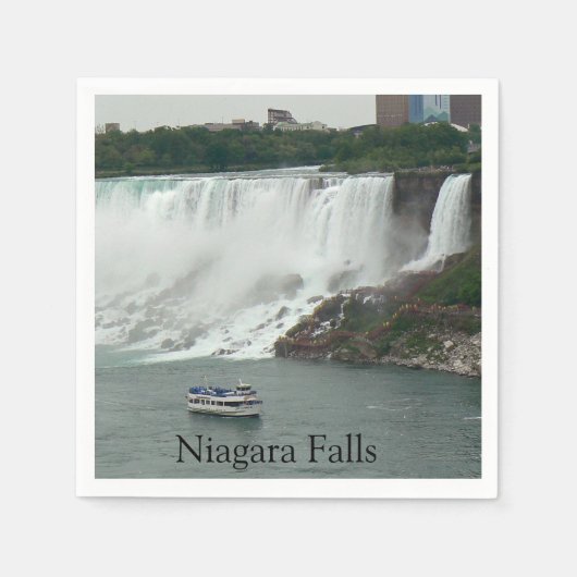 Niagara Falls auf kanadischer Seite Serviette (Vorderseite)