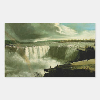 Niagara Falls aus Table Rock Rechteckiger Aufkleber