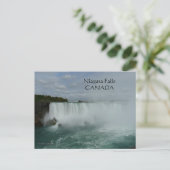 Niagara Falls Beauty-Canadian Side Postkarte (Stehend Vorderseite)