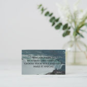 NIAGARA FALLS BUSINESS CARD TEMPLATE VISITENKARTE (Stehend Vorderseite)
