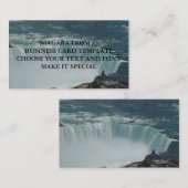 NIAGARA FALLS BUSINESS CARD TEMPLATE VISITENKARTE (Vorne/Hinten)