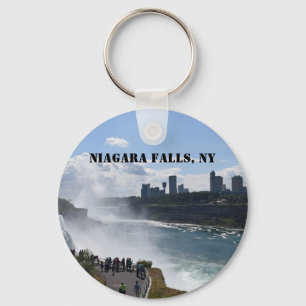 Niagara Falls Button Schlüsselanhänger