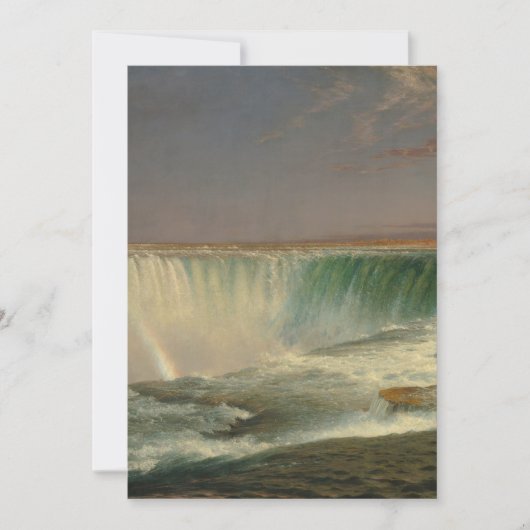 Niagara Falls by Frederic Edwin Church Einladung (Vorderseite)