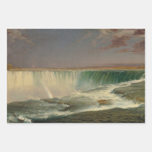 Niagara Falls by Frederic Edwin Church Geschenkpapier Set (Vorderseite)