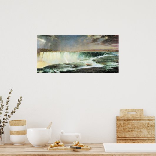 Niagara Falls by Frederic Edwin Church Poster (Küche)