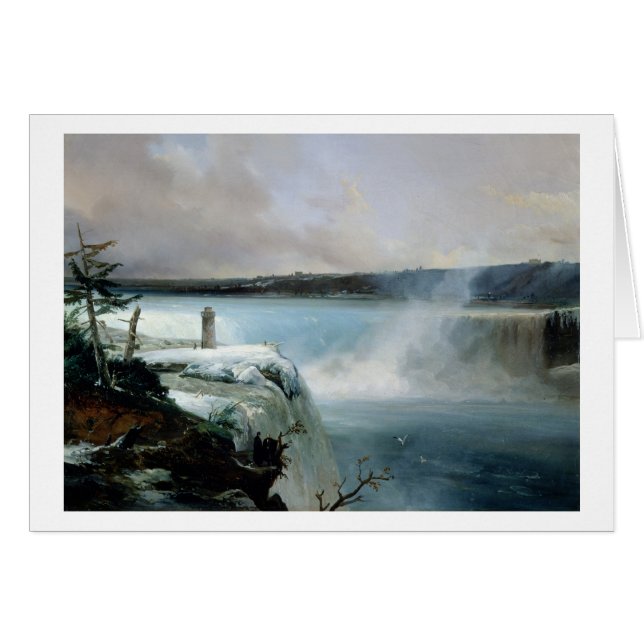 Niagara Falls, c.1837-40 (Öl auf Leinwand) (Vorderseite (Horizontal))