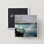 Niagara Falls, c.1837-40 (Öl auf Leinwand) Button (Vorne & Hinten)