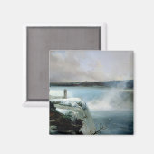Niagara Falls, c.1837-40 (Öl auf Leinwand) Magnet (Vorderseite/Rückseite)