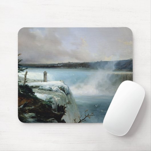 Niagara Falls, c.1837-40 (Öl auf Leinwand) Mousepad (Mit Mouse)