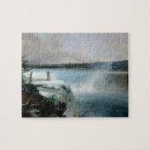Niagara Falls, c.1837-40 (Öl auf Leinwand) Puzzle (Horizontal)