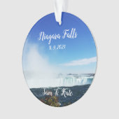 Niagara Falls Canada Acrylic Christmas Ornament (Vorderseite)