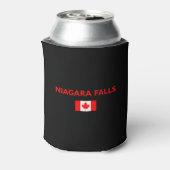 Niagara Falls Canada Canadian Flag Dark Color Dosenkühler (Kanne Rückseite)
