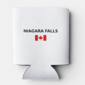 Niagara Falls Canada kanadische Flagge Licht Farbe Dosenkühler (Rückseite)