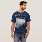 Niagara Falls Canada lustige Typografie Souvenir T-Shirt (Vorne ganz)
