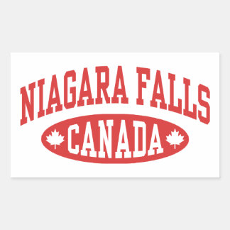 Niagara Falls Canada Rechteckiger Aufkleber