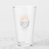 Niagara Falls Canada Retro Distressed Circle Glas (Rückseite)