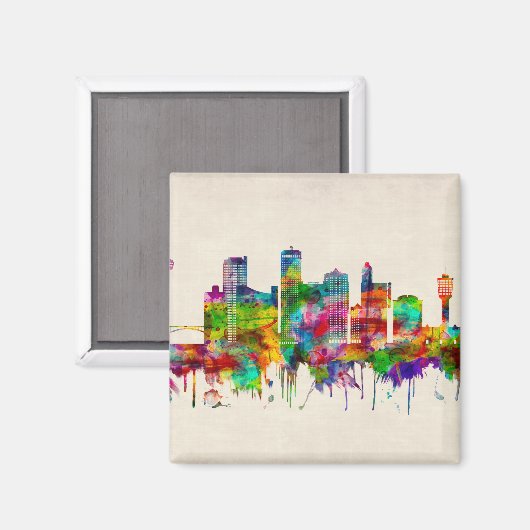 Niagara Falls Canada Skyline Magnet (Vorderseite/Rückseite)