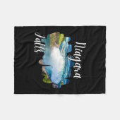 Niagara Falls Canada Summer Vacation Outdoor Famil Fleecedecke (Vorderseite (Horizontal))
