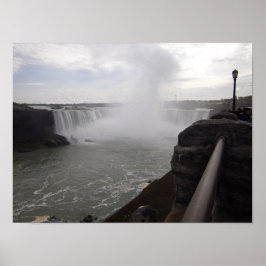 Niagara Falls Canadian Side Waterfall Foto Poster