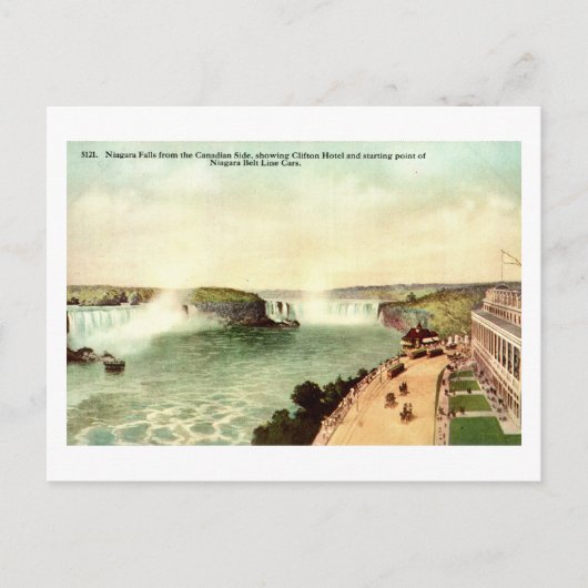 Niagara Falls, Clifton Hotel Postkarte (Vorderseite)