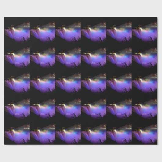 Niagara Falls, Dancing Lights, Geschenkpapier (Flach)