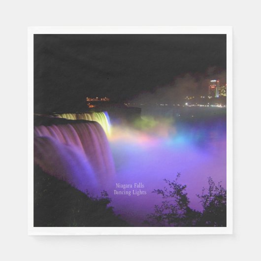 Niagara Falls, Dancing Lights, Serviette (Vorderseite)