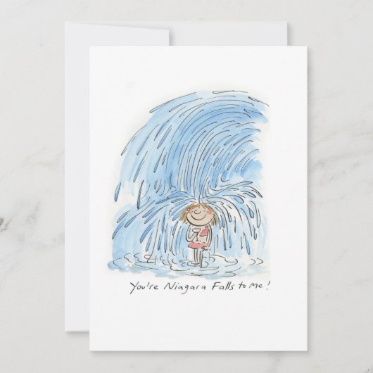 Niagara Falls Einladung (Vorderseite)