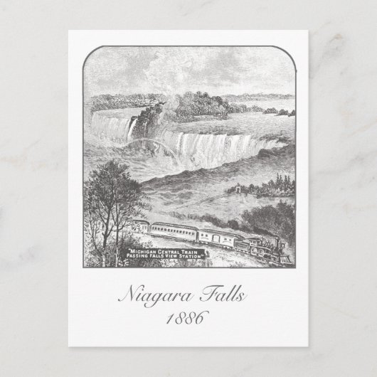 Niagara Falls - Falls View Railway 1886 Postcard Postkarte (Vorderseite)