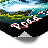 Niagara Falls Family Vacation Road Trip 2025 Poster (Ecke)