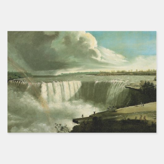 Niagara Falls From Table Rock by John Vanderlyn Geschenkpapier Set (Vorderseite 3)