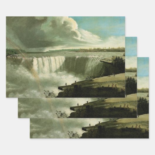 Niagara Falls From Table Rock by John Vanderlyn Geschenkpapier Set (Set)