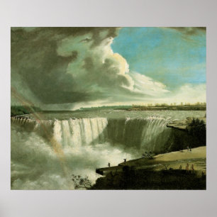 Niagara Falls From Table Rock by John Vanderlyn Poster