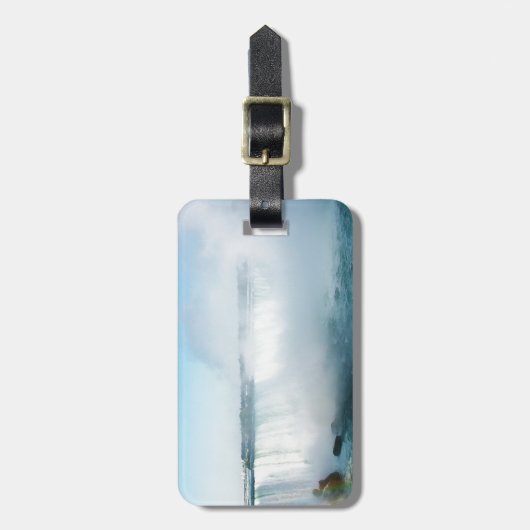 Niagara Falls. Gepäckanhänger (Vorderseite vertikal)