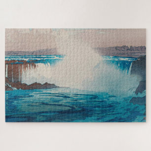 Niagara Falls, Hiroshi Yoshida, Woodcut Puzzle