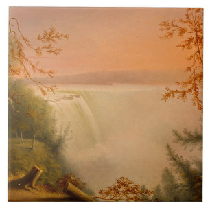 Niagara Falls (Horseshoe Falls) (Rembrandt Peale) Fliese
