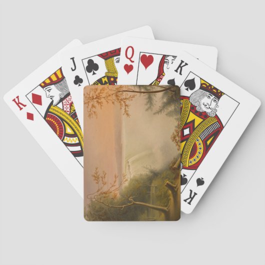 Niagara Falls (Horseshoe Falls) (Rembrandt Peale) Spielkarten (Rückseite)