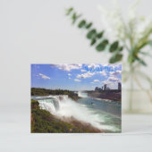 Niagara Falls im Sommer Postkarte (Stehend Vorderseite)