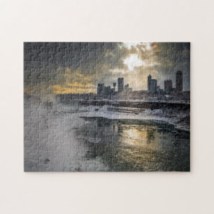 Niagara Falls im Winter Puzzle