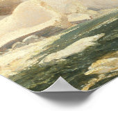 Niagara Falls im Winter von Jasper Francis Cropsey Poster (Ecke)