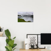 Niagara Falls in Mist, New York Poster (Heimbüro)