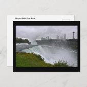 Niagara Falls in Mist, New York Postkarte (Vorne/Hinten)