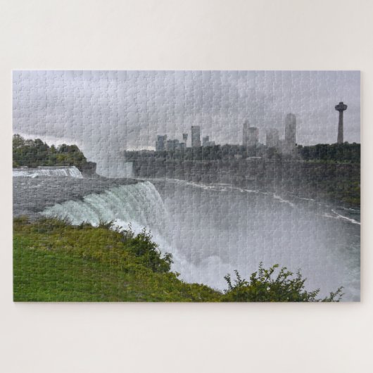Niagara Falls in Mist, New York Puzzle (Horizontal)